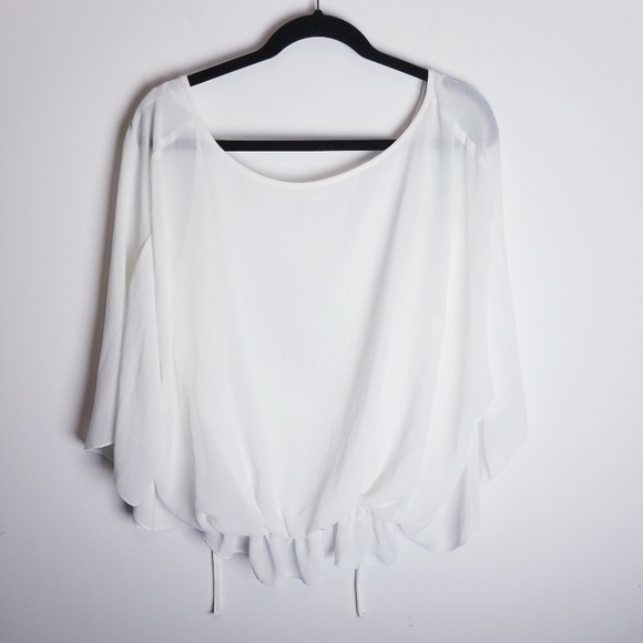 Sophie and Max poncho bat wing embroidery blouse - Picture 10 of 10